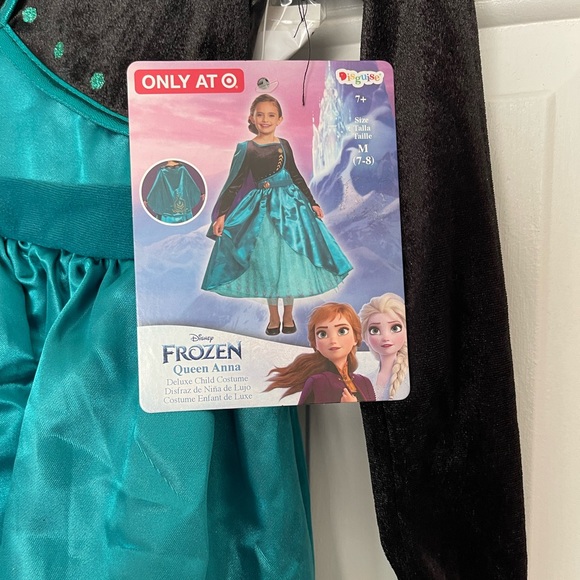 Disney Frozen II Queen Anna  Dress - Deluxe Child Costume (Size M 7-8) NEW - Picture 6 of 9